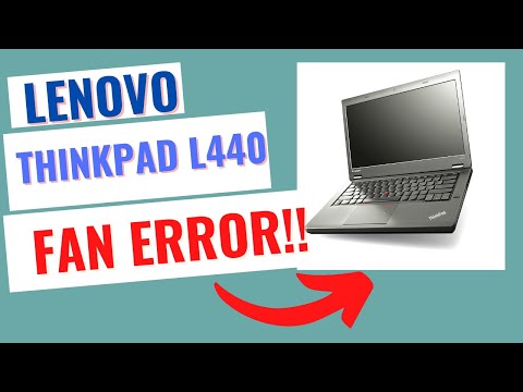 Brug af en computer Bærecirkel kaskade Lenovo ThinkPad L440 Fan Error Simple Fix - YouTube