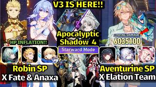 NEW UPDATE! V3 IS HERE! E0S1 Robin SP and E0S1 Aventurine SP | NEW Apocalyptic Shadow - HSR 4.5
