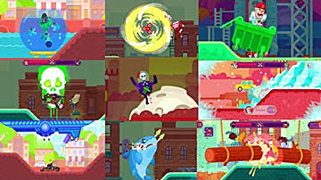 Bowmasters All Characters FATALITY & BRUTALITY Shots gameplay