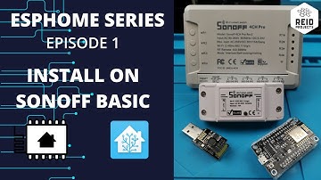 How to Install ESPHome on Sonoff Basic and Home Assistant