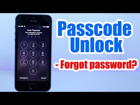 Passcode Unlock Iphone 5, 5S, 5C, 6, 6 plus, 4s, 4, / Forgot Passcode / Iphone Disabled any iOS