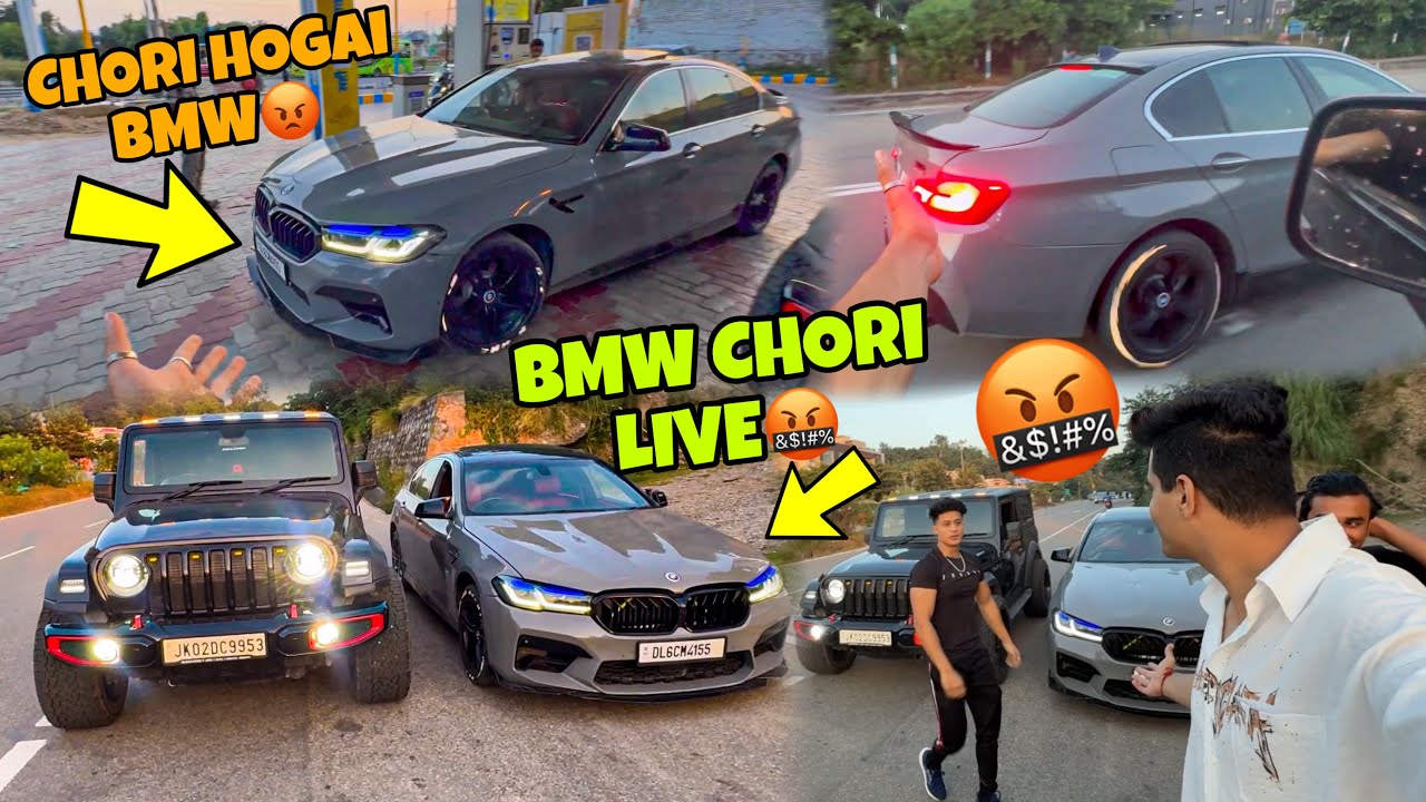 New Bmw Chori😡 | Live Chori Hogai Bmw ki | Sunday Ride   Car Preparation for Ladakh Ride