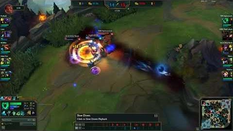 Nocturne blocking two cc spells with his spell shield?!