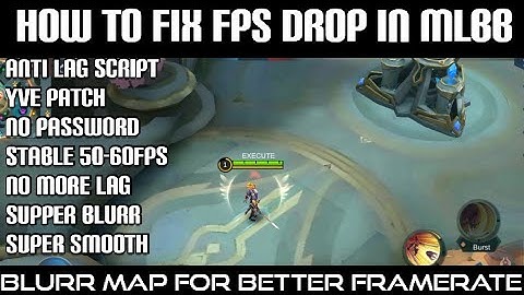 HOW TO FIX FPS DROP IN MOBILE LEGENDS | IMPERIAL SANCTUARY SMOOTH MAP SCRIPT v2