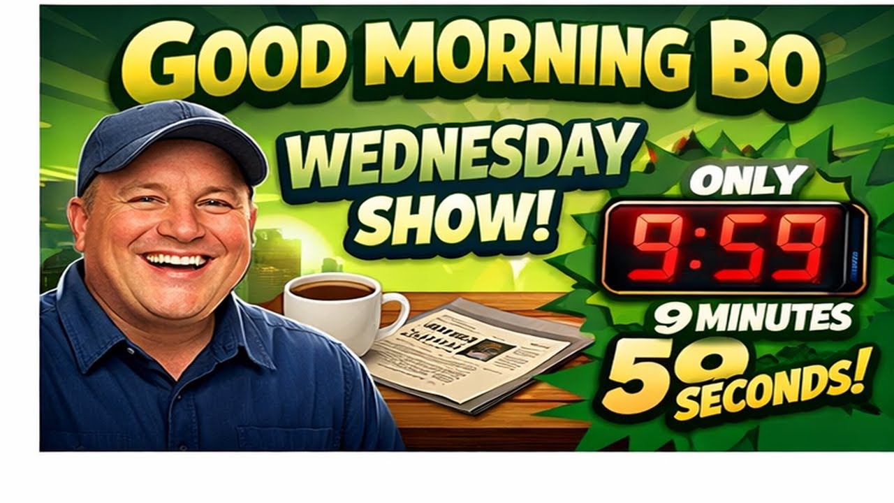 9 Minute Wednesdays With Good Morning Bo!
