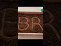 "B❤️R" Alphabet Name Created With Seeds 💞 Comment Your Beautiful Name 😍 Natural Farming Skills 🌱