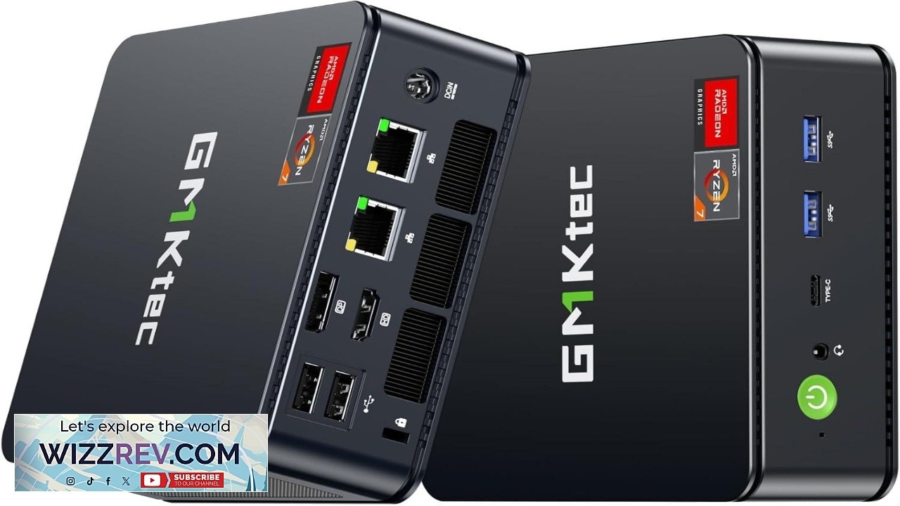 GMKtec Gaming Mini PC AMD Ryzen 7 7730U (Upgraded 7430U 5825U) 16GB