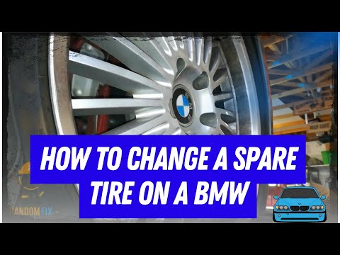 How to Change Spare Tire on a BMW 528i 328i 335ii 335i Z4 X5