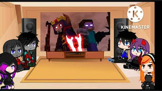 Rainimator friend's react to Immortals AMV Herobrine vs Naeus Resimi