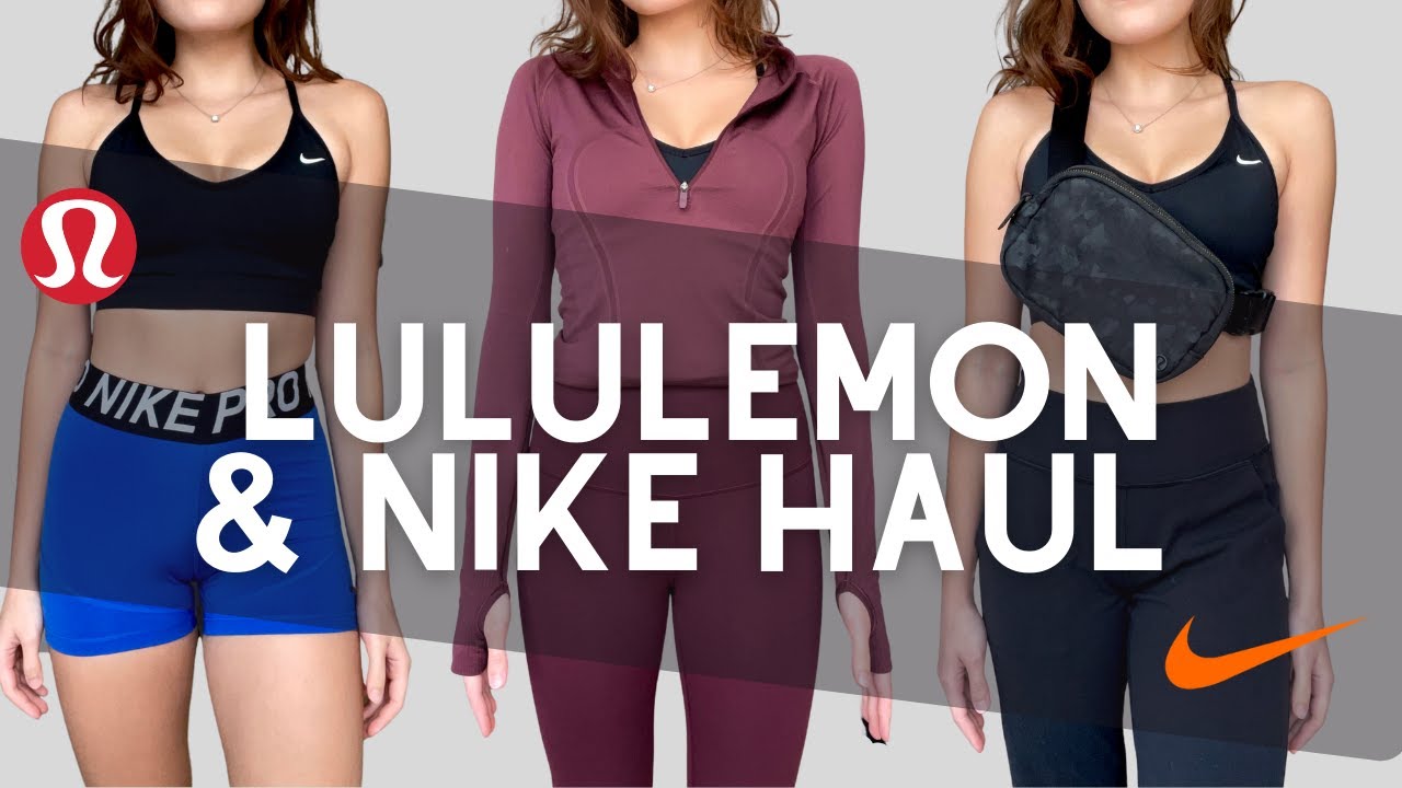 ACTIVEWEAR TRYON HAUL LULULEMON, NIKE & ALO YOGA! YouTube