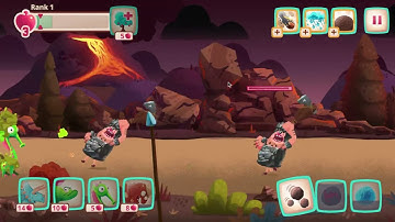 Dino Bash - Try to unlock T-Rex Jr.