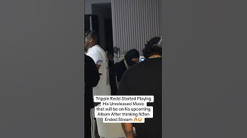 Trippie Redd Starting Playing Unreleased Music after he thought N3on ended Stream #n3on #shorts