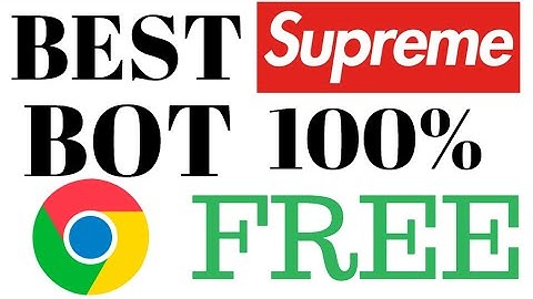 BEST *FREE* 100% WORKING SUPREME BOT IN 2018