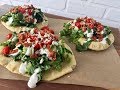 HOMEMADE BLT PIZZAS WITH BUTTERMILK RANCH DRESSING