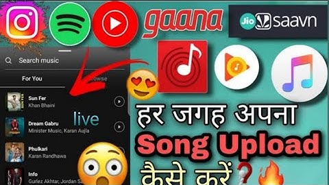 How To Upload Your Song On All Music Platform (Instagram, wynk, jiosaavn, spotify, gaana & More)