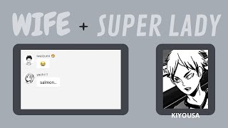 haikyuu x gidle | haikyuu texts | WIFE & SUPER LADY