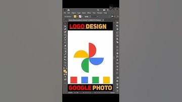 Google Photos Logo Design in Illustrator #googlephotos #google #logo #photoslogo #illustratos