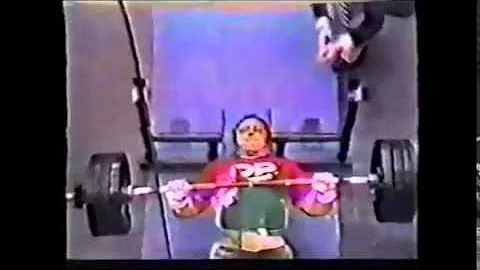 Bill Kazmaier - 287.5 kg / 633 lb Raw Bench