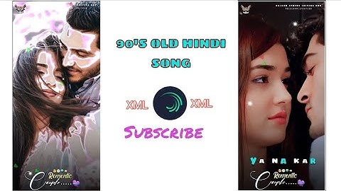 Hindi Song Alight Motion Video Editing ||❤️ Jaadu TeriNazar 💕 || 90