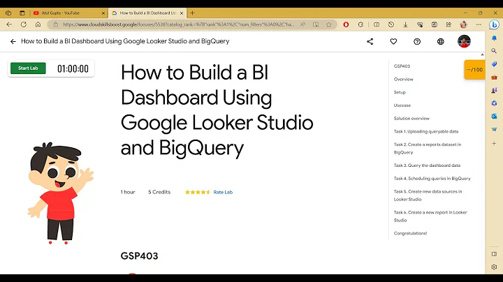 How to Build a BI Dashboard Using Google Looker Studio and BigQuery | TheArcadeGame 2023 | #qwiklabs