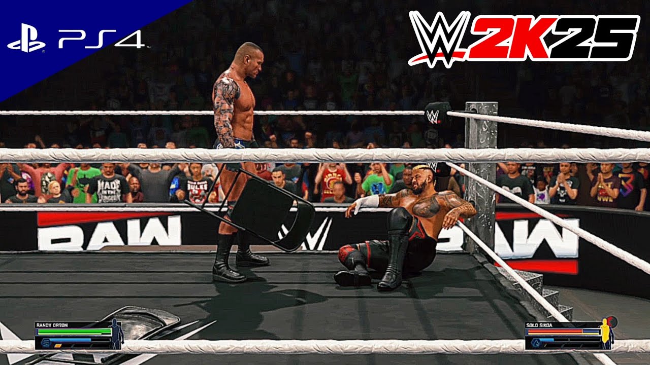 Randy Orton VS Solo Sikoa  | Tablet Matche | WWE 2k25 PS4 