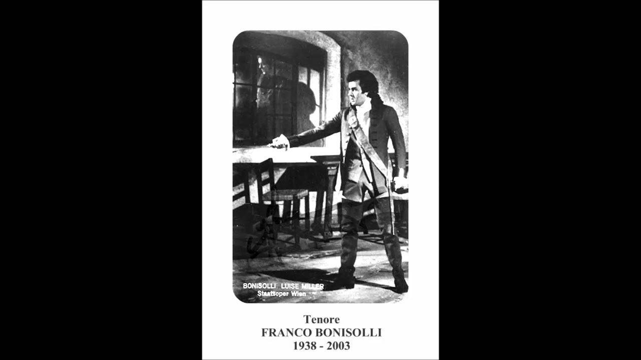 Tenore FRANCO BONISOLLI - Luisa Miller 