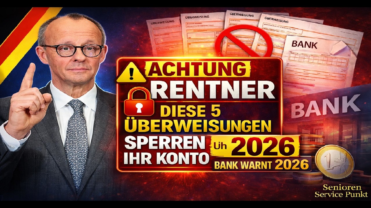 ACHTUNG RENTNER Diese 5 Überweisungen SPERREN sofort Ihr Konto – Bank ...
