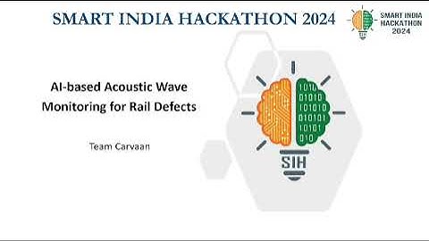 AI-based acoustic wave monitoring for rail defects and Health.TeamID-14656             #sih2024#SIH