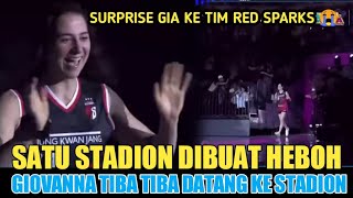 Satu Stadion Dibuat Heboh Ketika Giovanna Milana Tiba tiba Datang Ke Pertandingan Red Sparks Vs Indo