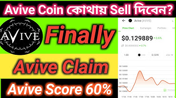 Claim Avii Coin || Sell OKX Exchange || Avive Score 60% ||Avive Coin Withdraw