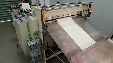 Automatic PLC control paper cutting from reel to sheet cut to length 600MM