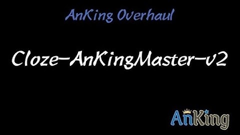 AnKingMaster-v2 Note Type