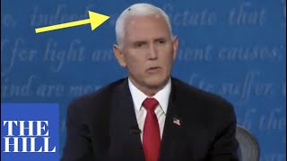 VIRAL MOMENT: Fly lands on Pence's head during VP DEBATE 2020