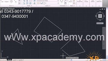 REGION command use in autocad 2013 lecture in urdu