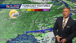 Tracking our next round of possible severe threats Wednesday