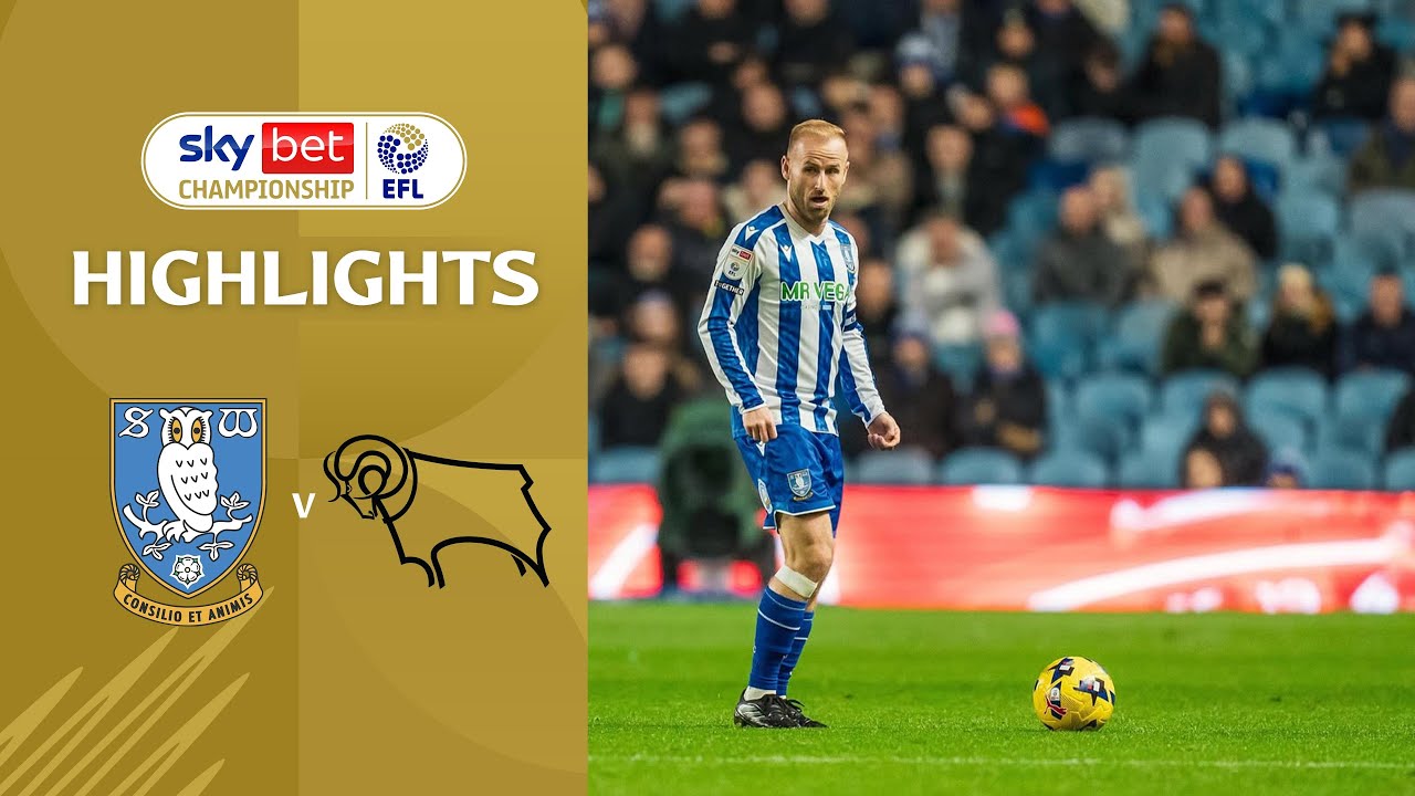 [Highlight] EFL Championship : Sheffield Wednesday vs Derby County (16-12-68)