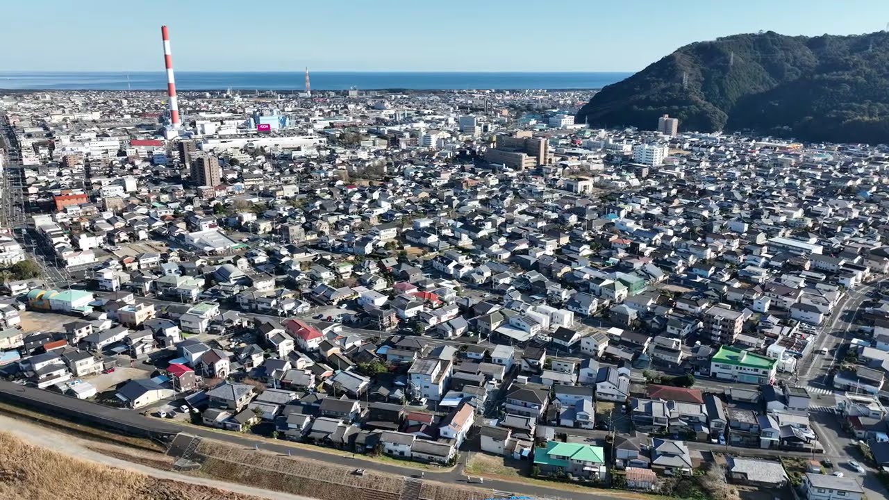 宮崎県延岡市、ドローン映像❗️　里帰りした気分になって！