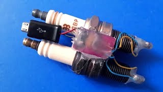Free internet WiFi using Sim Card Spark Plug Generator