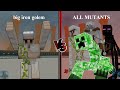 Big Iron Golem vs All Mutant - Golem vs Mutant | Minecraft Mob Battle