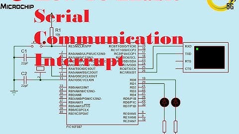 Microcontroller PIC16F887 Video 40 How To Enable Serial Communication Interrupt