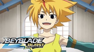 BEYBLADE BURST EVOLUTION Episodio 3: ¡Drain Fafnir! ¡La Liquidación!