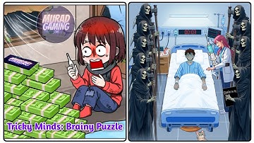 Tricky Minds Brainy Puzzle Level 89: Make Death Go Away !Gameplay Solution