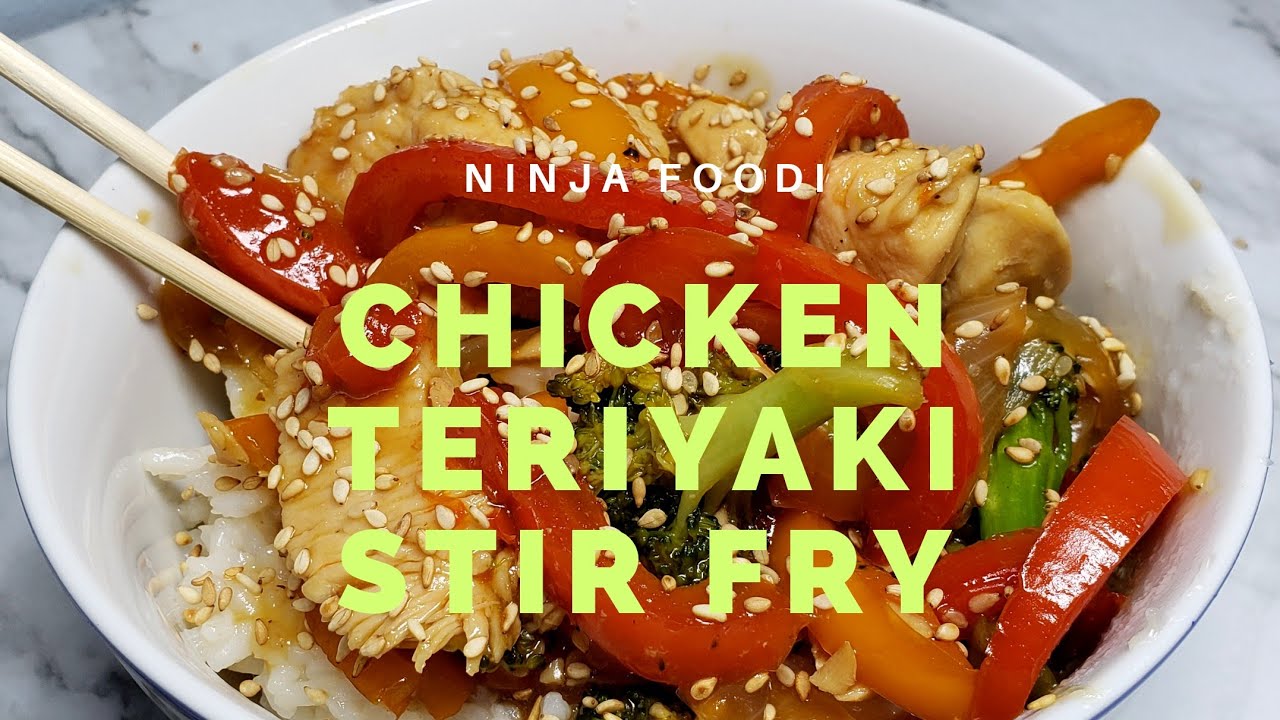 Chicken Teriyaki Stir Fry - Ninja Foodi Recipe - YouTube