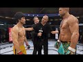 Bruce Lee vs. Andrew Tate - EA Sports UFC 4 - Epic Fight 🔥🐲