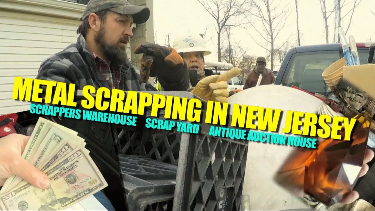 METAL SCRAPPING in NJ Scrappers Warehouse, Antiques Auction house