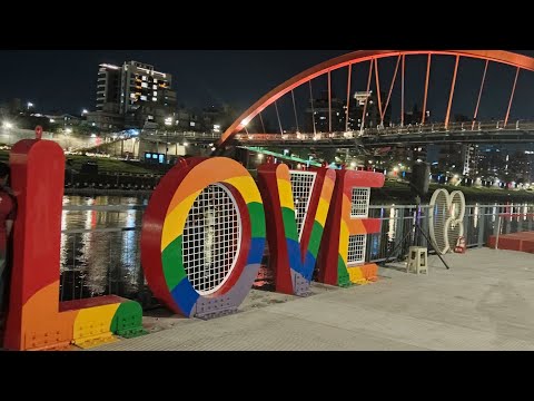 2025台北水舞嘉年華彩虹橋登場-第一次體驗搭船遊河看夜景及欣賞水舞秀