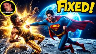 Superman IV - Moon Battle Nuclear Man fight - Fixed!