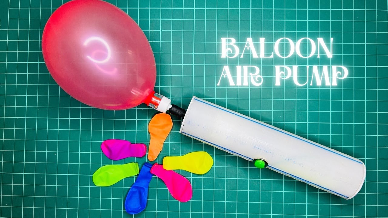 How To Make Balloon Air Pump At Home From PVC Pipe | DC Air Pump | Rechargeable Balloon Air Pump