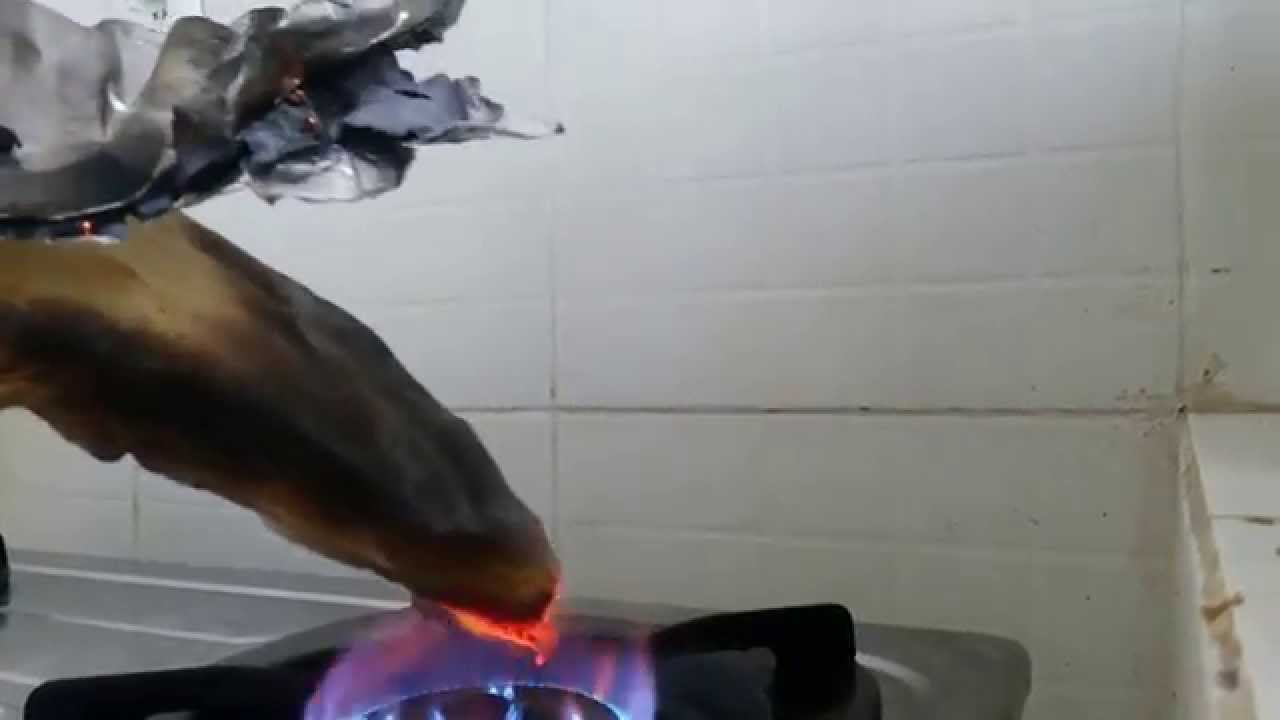 Glasswool Insulation Burning Test YouTube