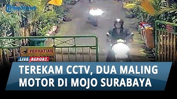 2 Maling Obok-obok Perkampungan Mojo Surabaya, Cuma 10 Detik Motor CBR Warga Amblas Dicuri